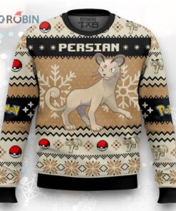 Pokemon Gen 1 Persian Ugly Christmas Sweater
