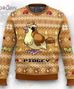 Pokemon Gen 1 Pidgey Ugly Christmas Sweater