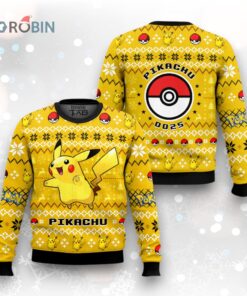Pokemon Gen 1 Pikachu Ugly Christmas Sweater