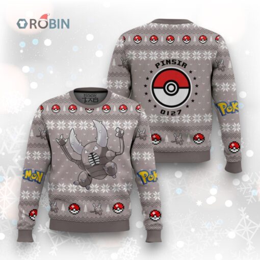 Pokemon Gen 1 Pinsir Ugly Christmas Sweater