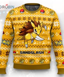 Pokemon Gen 1 Sandslash Ugly Christmas Sweater
