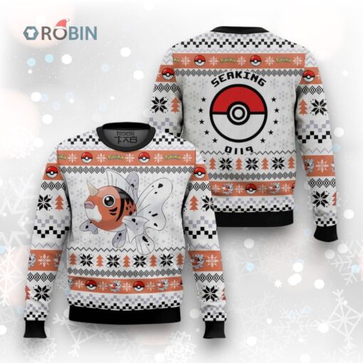 Pokemon Gen 1 Seaking Ugly Christmas Sweater