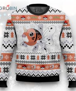Pokemon Gen 1 Seaking Ugly Christmas Sweater
