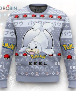 Pokemon Gen 1 Seel Ugly Christmas Sweater