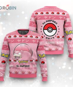 Pokemon Gen 1 Slowpoke Ugly Christmas Sweater