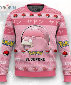 Pokemon Gen 1 Slowpoke Ugly Christmas Sweater