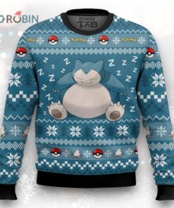 Pokemon Gen 1 Snorlax Ugly Christmas Sweater