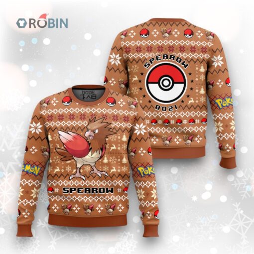 Pokemon Gen 1 Spearow Ugly Christmas Sweater