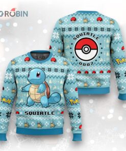 Pokemon Gen 1 Squirtle Ugly Christmas Sweater