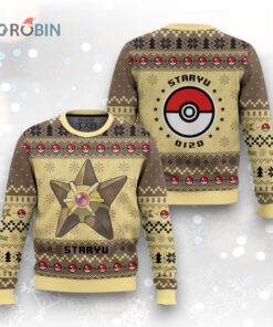 Pokemon Gen 1 Staryu Ugly Christmas Sweater