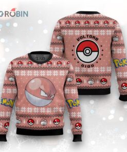 Pokemon Gen 1 Voltorb Ugly Christmas Sweater