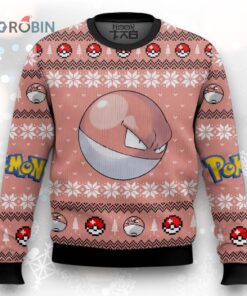 Pokemon Gen 1 Voltorb Ugly Christmas Sweater