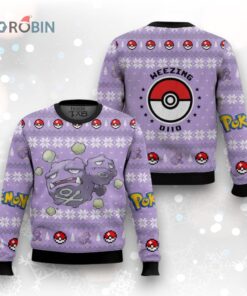 Pokemon Gen 1 Weezing Ugly Christmas Sweater
