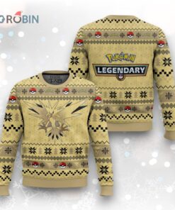 Pokemon Gen 1 Zapdos Ugly Christmas Sweater