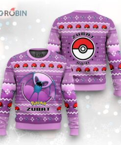 Pokemon Gen 1 Zubat Ugly Christmas Sweater