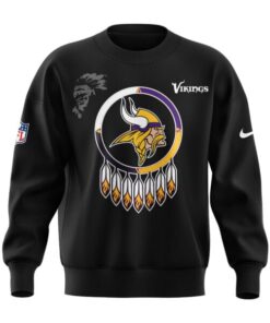 Premium Minnesota Vikings Merch – Vikings Native American Heritage Month Premium Limited Sweatshirt – Gear Up For Game Day, Vikings Team Gifts