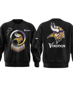 Premium Minnesota Vikings Merch – Vikings Native American Heritage Month Premium Limited Sweatshirt – Gear Up For Game Day, Vikings Team Gifts