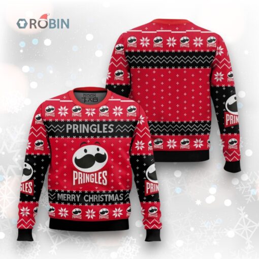 Pringles Snack Brand Ugly Christmas Sweater