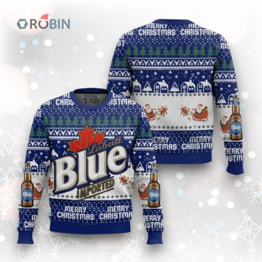 Printed Labatt Blue beer men’s sweatshirt
