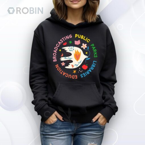 Public Parks Libraries Education Broadcasting Shirt