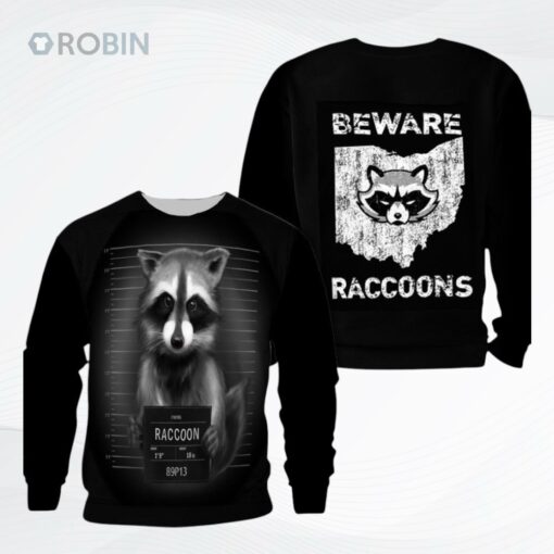 Raccoon Thcnntlw Ugly Christmas Sweater, Sweatshirt