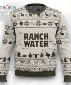 Ranch Water Seltzer Ugly Christmas Sweater