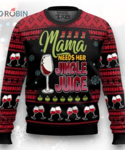Red Wine Mama Ugly Christmas Sweater
