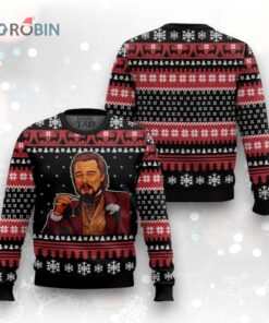 Retro Leonardo Dicaprio Meme Ugly Christmas Sweater