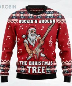 Rockin Around The Christmas Tree Ugly Christmas Sweater