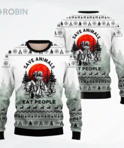 Save Animals Ugly Christmas Sweater