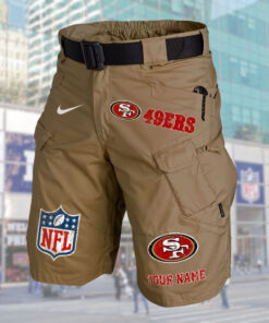 San Francisco 49ers Limited Edition Men Tactical Shorts, 49ers Team Gifts San Francisco 49ers Limited Edition Men Tactical Shorts, 49ers Team Gifts