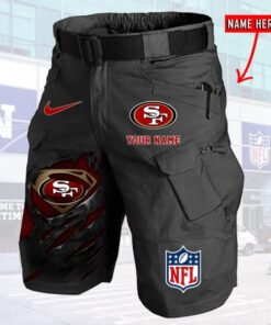 San Francisco 49ers Men Tactical Shorts, 49ers Gifts San Francisco 49ers Men Tactical Shorts, 49ers Gifts