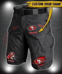 San Francisco 49ers Men Tactical Shorts, San Francisco 49ers Gifts for Fans