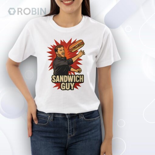 Sandwich Guy I Threw A Sandwich Shirt