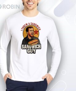 Sandwich Guy I Throw Sandwiches Not People Shirt