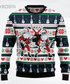 Santa Clauss Band Ugly Christmas Sweater