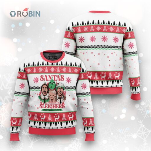 Santa Sleighers Ugly Christmas Sweater