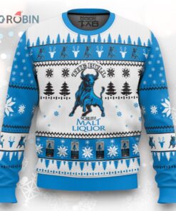 Schiltz Malt Liquor Ugly Christmas Sweater