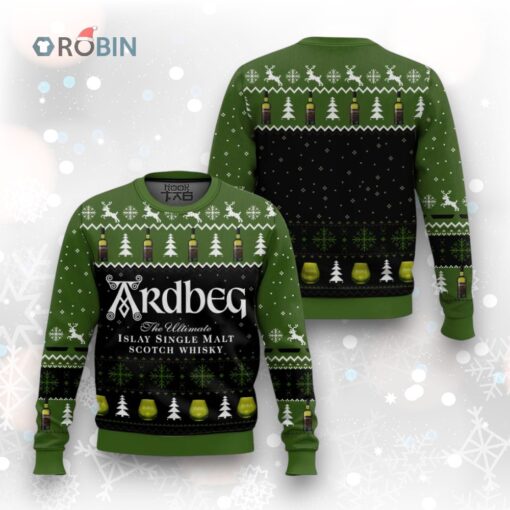 Scotch Ardbeg Ugly Christmas Sweater