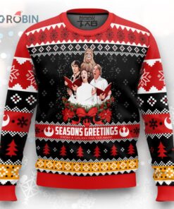 Seasons Greetings, Starwar Christmas Ugly Christmas Sweater