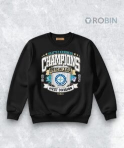Seattle Mariners 2025 AL West Division Champions Shirt