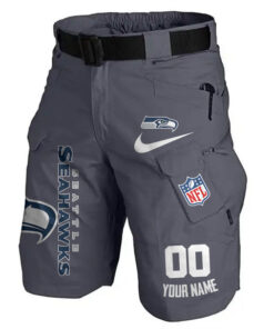 Seattle Seahawks Men Tactical Shorts 124, Seahawks Merch