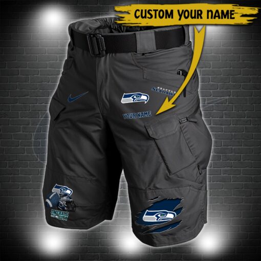Seattle Seahawks Men Tactical Shorts 306, Seahawks Merch