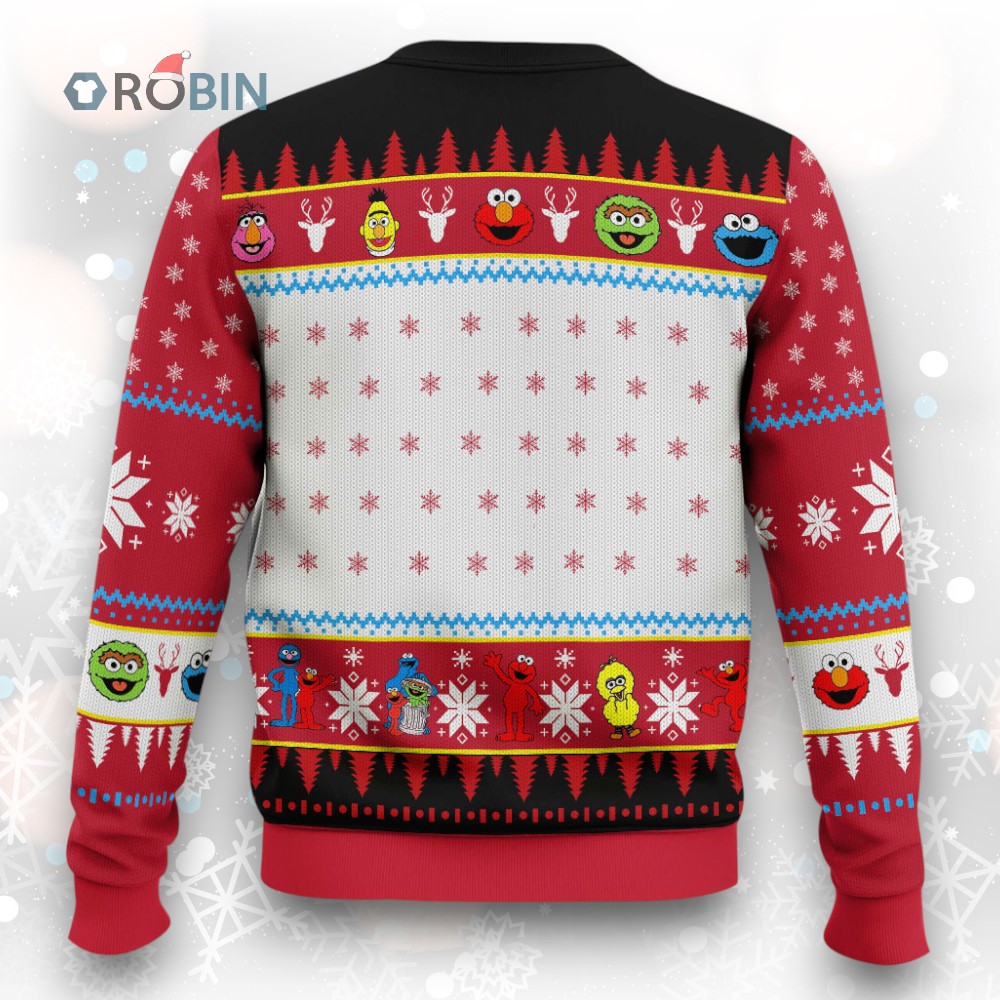 Sesame Street Ugly Christmas Sweater Sesame Street Ugly Christmas Sweater