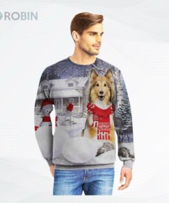 Shetland Sheepdog Snow Ugly Christmas Sweater