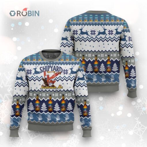 Shipyard Summer Ale Ugly Christmas Sweater Unisex Ugly Christmas Sweater