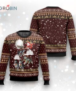 Siberian Husky Reindeers Car Ugly Christmas Sweater