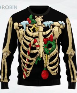 Skeleton Christmas Awesome Christmas Ugly Christmas Sweater