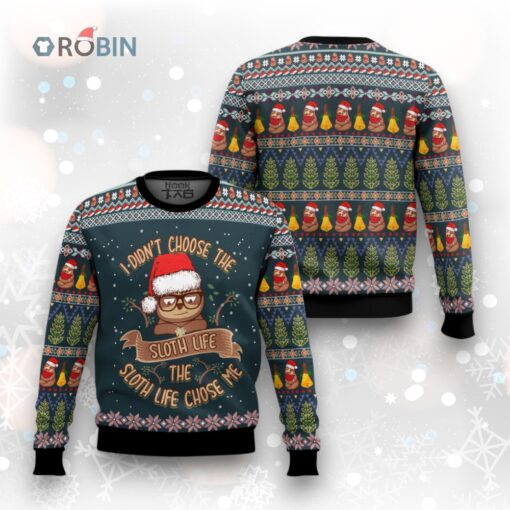 Sloth Life Ugly Christmas Sweater