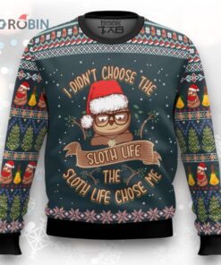 Sloth Life Ugly Christmas Sweater